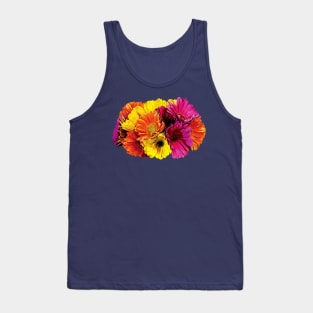 Daisies - Gerbera Daisies Mixed Colors Tank Top